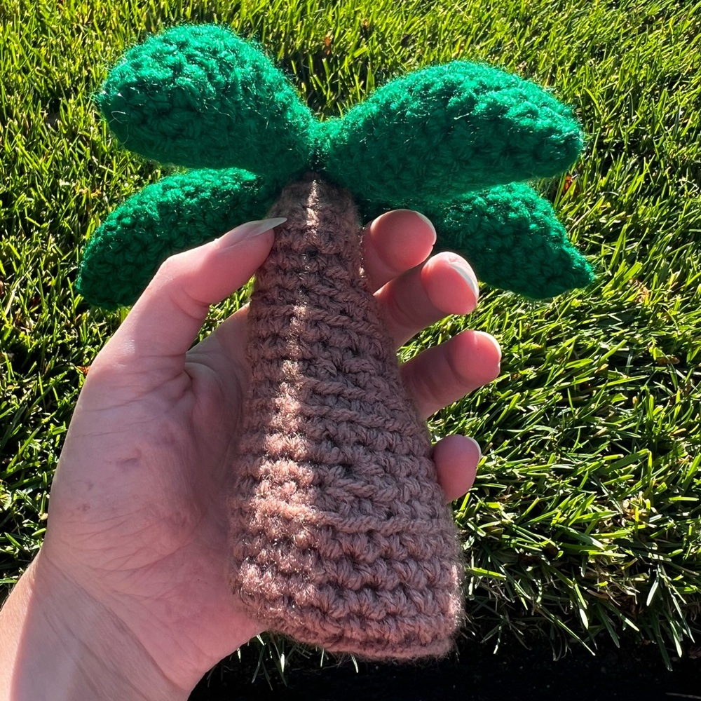 Hand Crocheted Summertime Palm Tree Plushie Decor! - Picture 7 of 10